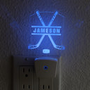 HOCKEY Personalized Night Light Wall Plug