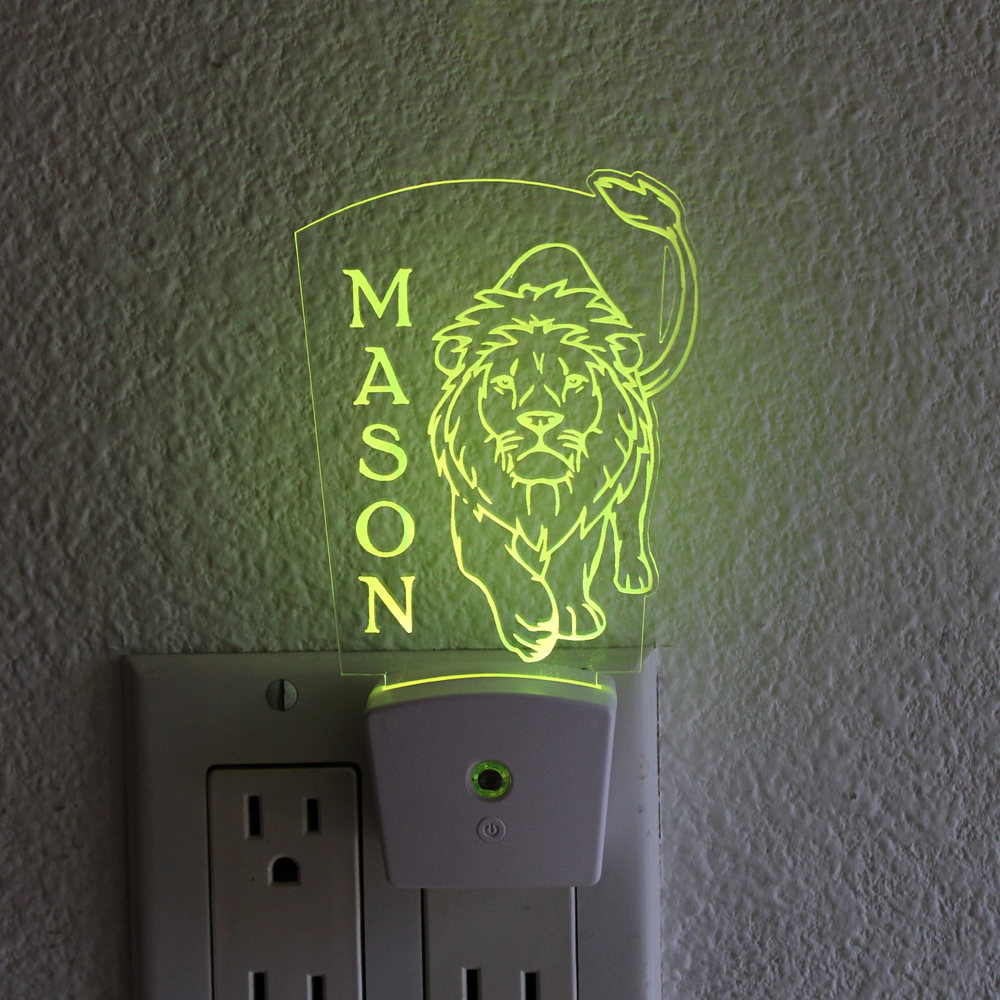 Personalized Night Light Wall Plug