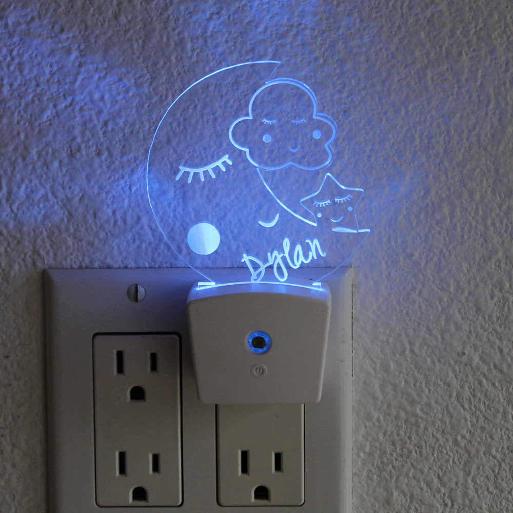 Personalized Night Light Wall Plug