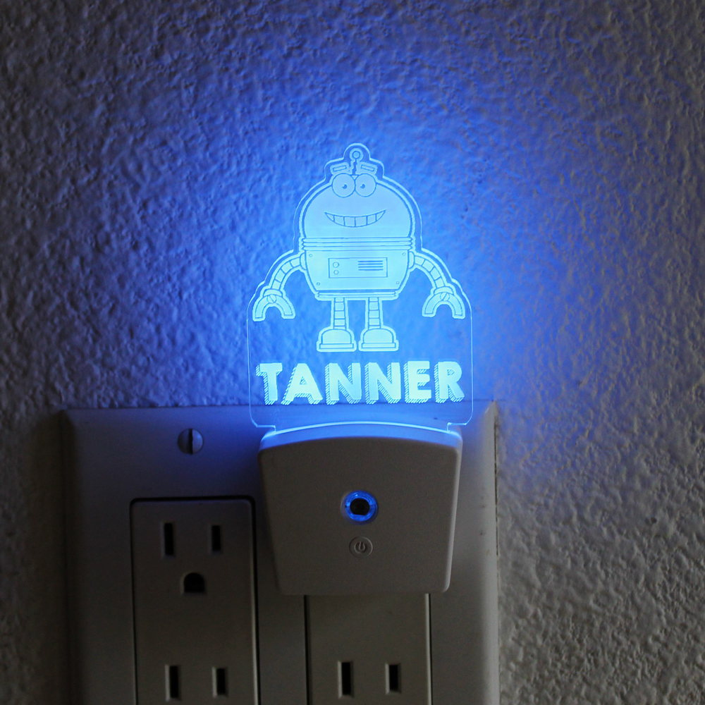 Personalized Night Light Wall Plug