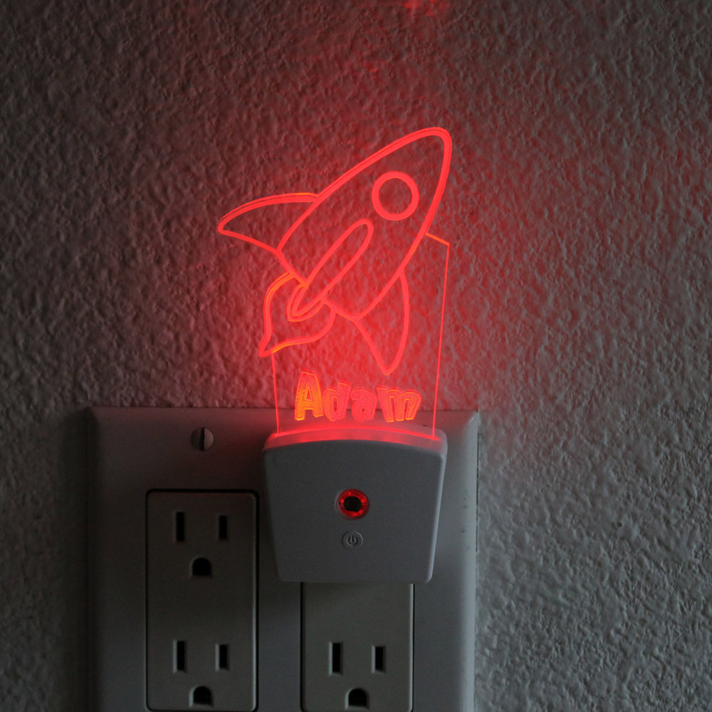 Personalized Night Light Wall Plug