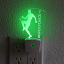 SOCCER Personalized Night Light Wall Plug