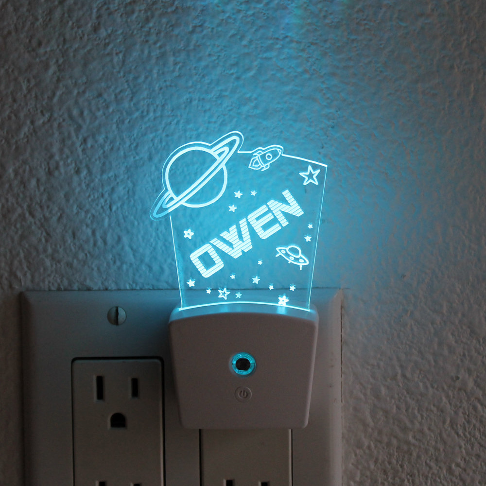 Personalized Night Light Wall Plug