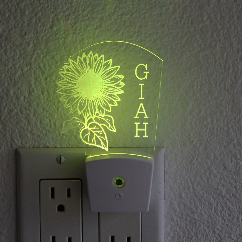 Personalized Night Light Wall Plug