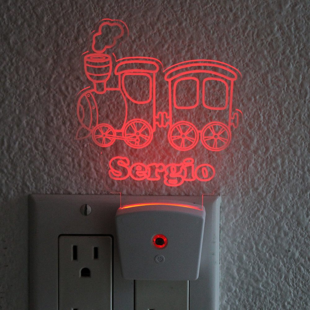 Personalized Night Light Wall Plug