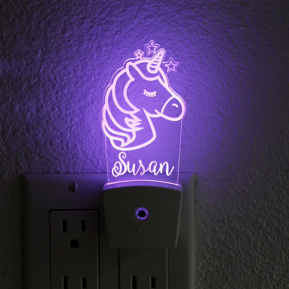 Personalized Night Light Wall Plug