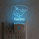 Whale Personalized Night Light Wall Plug