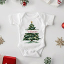 Tree- Addison Personalized Christmas Baby Onesie