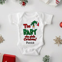 Baby Who Stole Christmas Personalized Christmas Baby Onesie