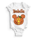 Isabella Personalized Halloween Onesies