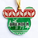 Christmas Sweater Personalized Christmas Ornaments