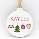 Kaylee Personalized Christmas Ornaments