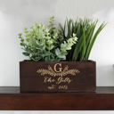 Gills Personalized Wood Planter Box