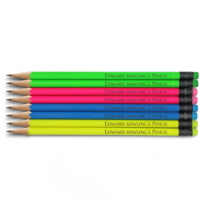 Personalized Neone Pencils | Set of 8