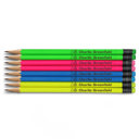 Science Personalized Neone Pencils | Set of 8