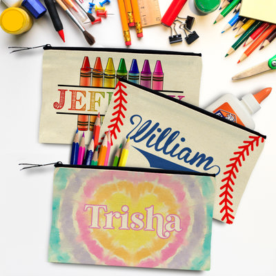 Personalized Pencil Bags