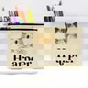 Cat Personalized Pencil Bags