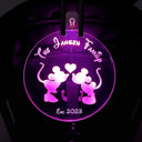 Micky & Minnie Personalized Stroller Light Up Sign