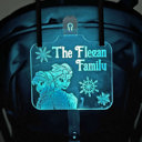 Frozen Personalized Stroller Light Up Sign