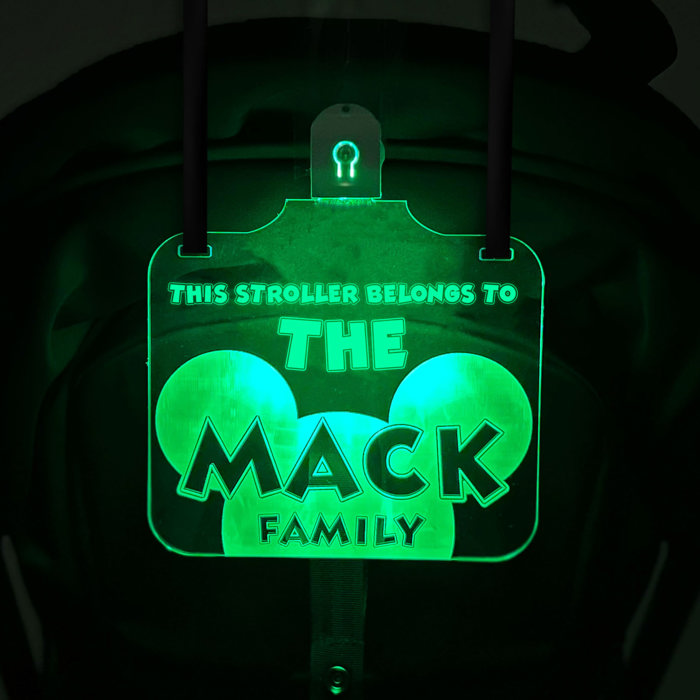 Personalized Stroller Light Up Sign