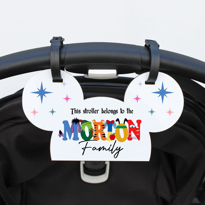 Personalization Stroller Name Sign