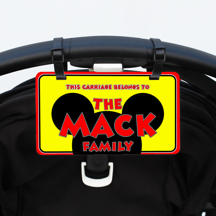 Personalization Stroller Name Sign