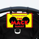 Mack Family Personalization Stroller Name Sign
