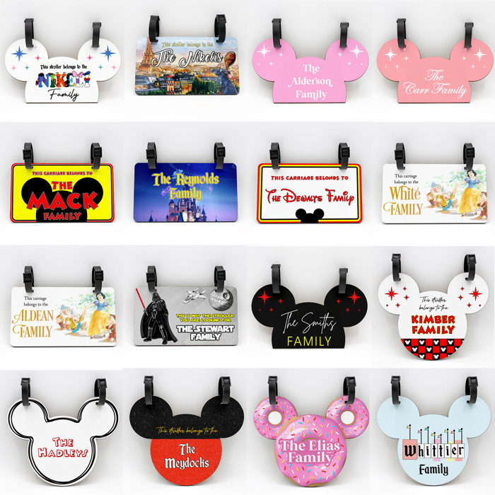 Personalization Stroller Name Sign