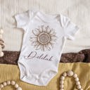 Sunflower Personalized Baby Onesie