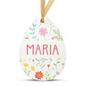 Spring Flowers Personalized Easter Basket Tags