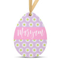 Purple Daisy Personalized Easter Basket Tags