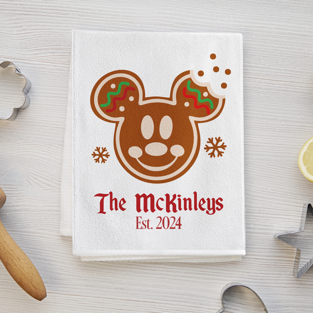 Personalized Christmas Tea Towels