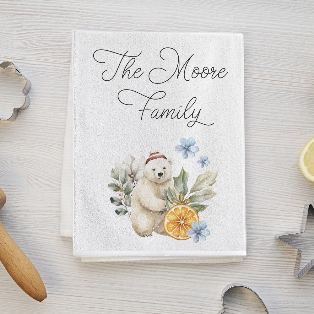 Personalized Christmas Tea Towels