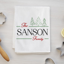 Sanson Personalized Christmas Tea Towels