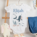 Whale Personalized Baby Onesie