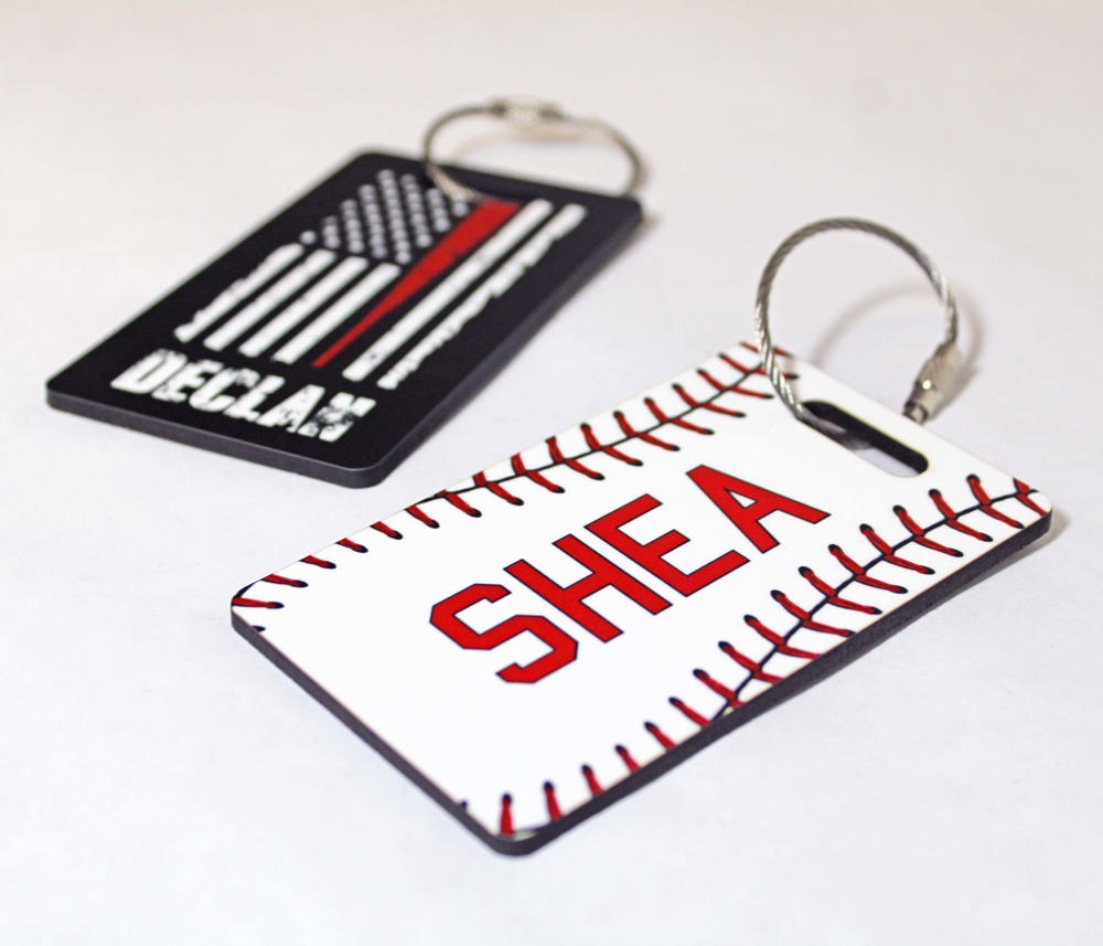 Baseball Bag Tag