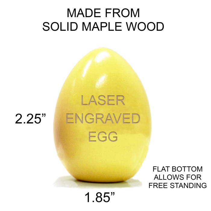 Personalized Wood Easter Eggs