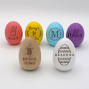  Personalized Wood Easter Eggs