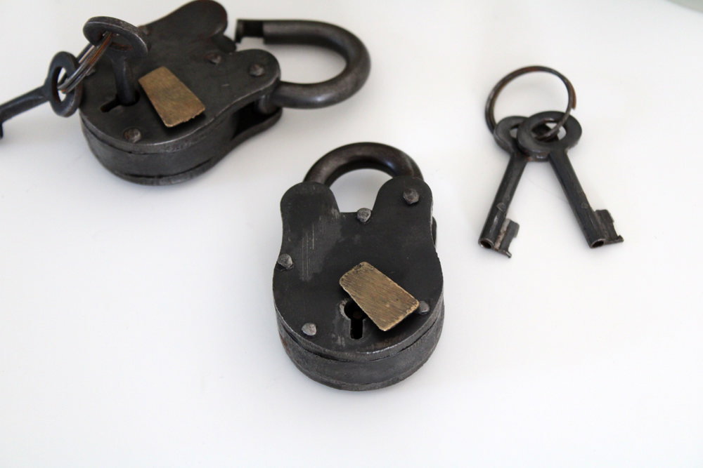 Personalized Antique Padlock