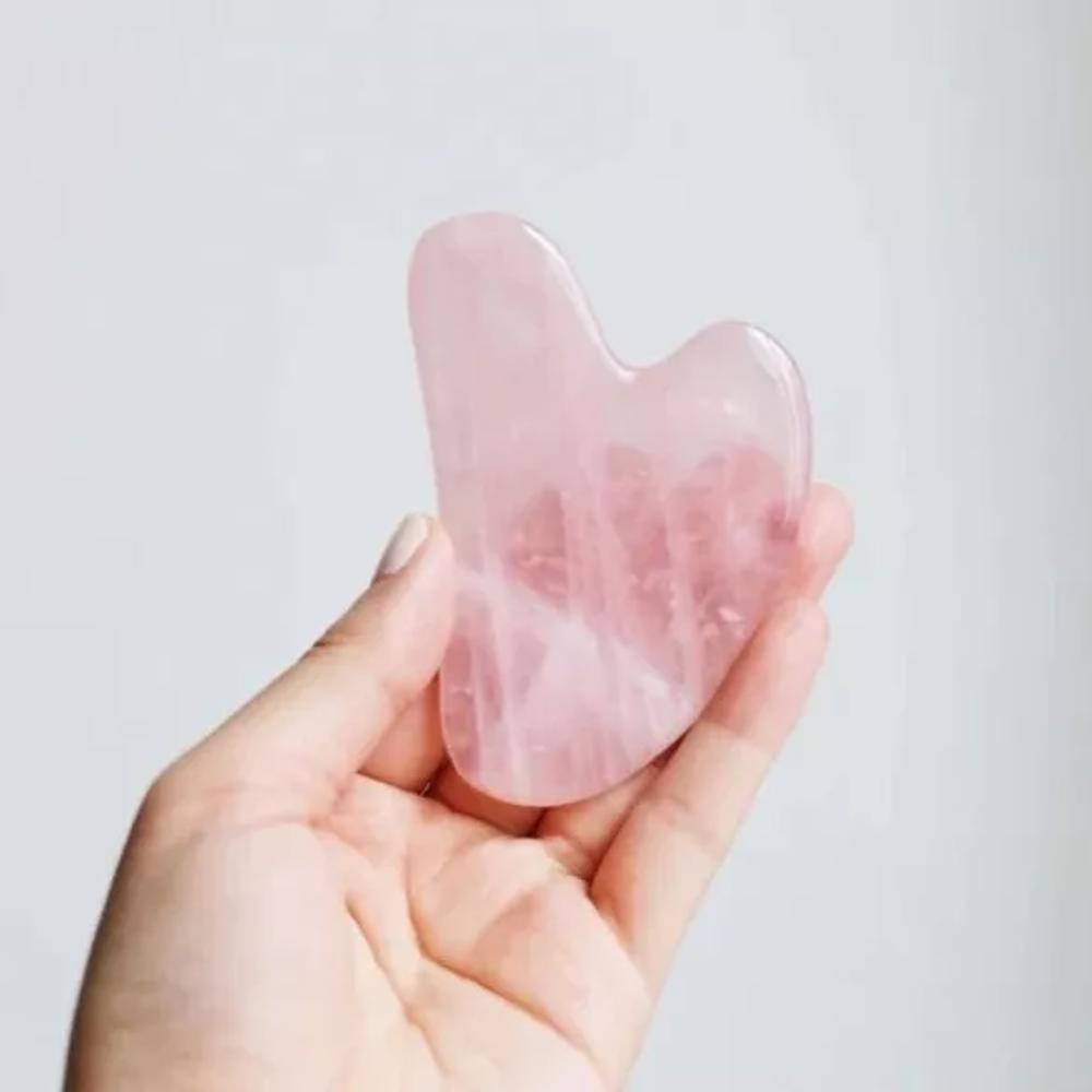 Natural Stone Crystal Scraping Tool Gua Sha Board Facial Massage Gemstone