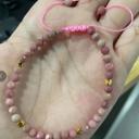  Natural Rhodonite Stone Dainty Bracelet