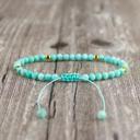  Natural Amazonite Stone Dainty Bracelet