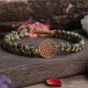  Tree of Life African Turquoise Beaded Healing Balance Women Charm Bracelet Gifts