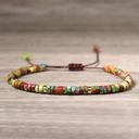  Natural Gemstone Small Beads Handmade Healing Balance Dainty Women Bracelet