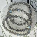  Natural Labradorite Moonlight Gemstone Beaded Crystal Healing Reiki Bracelet