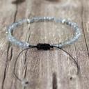  Natural Stone Labradorite Healing Crystal Dainty Bracelet