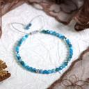  Delicate Natural Apatite Stone Dainty Healing Bracelet Minimalist