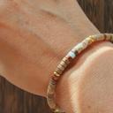  Natural African Opal Stone Bracelet Shoushan Gemstone Dainty Bracelet Minimalist