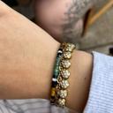  African Turquoise & Tiger Eye Beads Gemstone Healing Dainty Women Men Bracelet