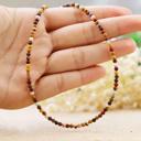  Mookaite Round Beaded Choker Healing Reiki Dainty Women Boho Style Necklace